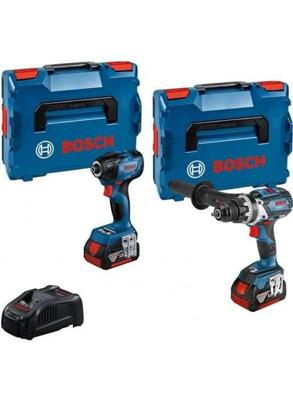 Bosch Professional Accu Combiset 2-delig (GSR 18V-110C + GDR 18V-210C) 18V 5.0Ah in L-Boxx - 0615990N2W