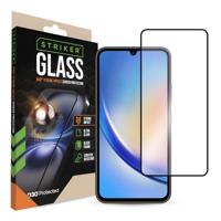 Striker D3O Xtreme Impact Glass Screen Protector - Black Frame - Samsung Galaxy A34 5G - thumbnail