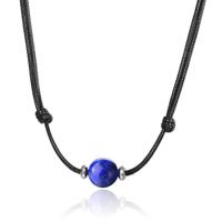 Memphis Verstelbare Heren Collier - Single Bead Blue - thumbnail