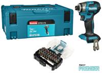 Makita DTD173ZJX1 Accu slagschroevendraaier 180Nm 18V Basic Body in Mbox + Impact Premier bitset - thumbnail