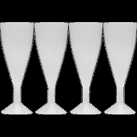 HEMA Champagneglazen Herbruikbaar 4 Stuks - thumbnail