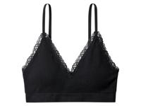 esmara Dames bustier met kant (Zwart, M (40/42)) - thumbnail