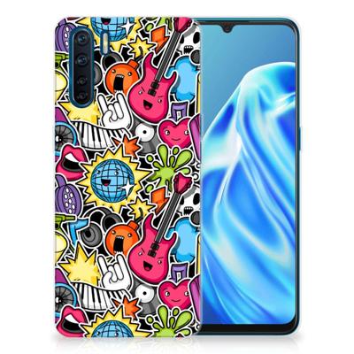OPPO A91 | Sillicone Back Cover | Punk Rock OPPO A91 | Sillicone Back Cover | Punk Rock