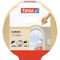 tesa KURVEN 56534-00001-00 Maskeertape Beige (l x b) 25 m x 38 mm 1 stuk(s) - thumbnail