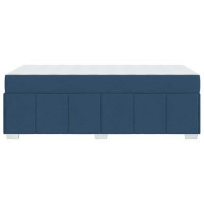 Bedframe met matras Blauw 90 x 190 cm Stof