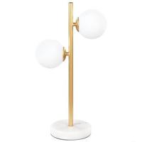 Beliani - MEDINA - Tafellamp - Goud - Metaal - thumbnail