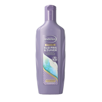 Andrelon Shampoo klei fris & zuiver 300 Milliliter