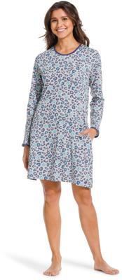 Blauw panterprint nachthemd Rebelle