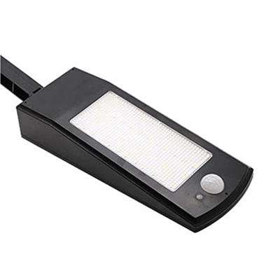 Solar wandlamp paddle met bewegingssensor in zwart