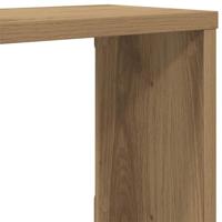 Wandschappen kubus 2 st 60x15x23 cm hout artisanaal eiken - thumbnail