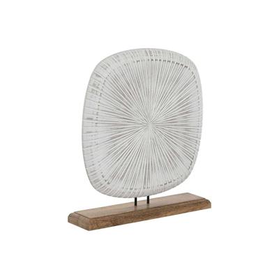 Decoratieve figuren Home ESPRIT Wit Bruin Modern 30 x 8 x 34 cm Decoratieve figuren Home ESPRIT Wit Bruin Modern 30 x 8 x 34 cm