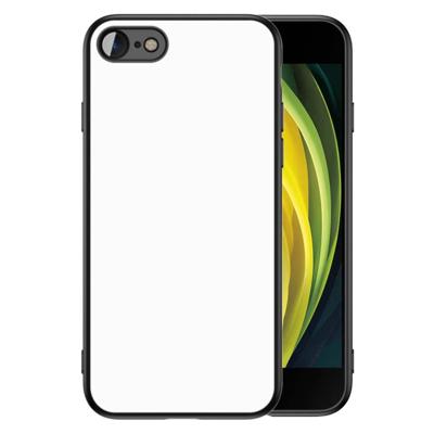 Back Cover iPhone 7/8/SE 2020/SE 2022 Telefoon Hoesje Zwart/wit