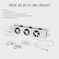 SpeedComfort Radiatorventilator - duo - set - thumbnail