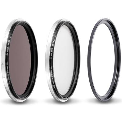 NiSi 72 mm Swift Add-On Kit - ND16 (1.2) 4 diafragma neutrale dichtheid filter + zwarte mist 1/4 diffusie effect filter + 72 mm adapterring