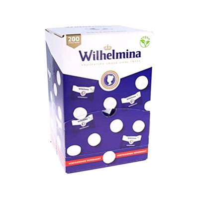Fortuin Wilhelmina pepermunt, singe dispenser van 200 stuks