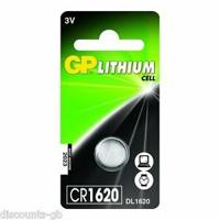 GP Batteries Knoopcel CR1620 Lituim 3V - thumbnail
