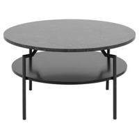 Bendt Salontafel 'Bjørn' Zwart Marmer, 80cm - thumbnail