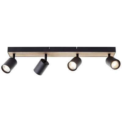 Brilliant Jello Wood G93071/76 LED-plafondspot LED GU10 Energielabel: G (A - G) 4.5 W Hout, Zwart