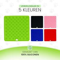 Eat Slow Live Longer Lick Mat Cross Groen - thumbnail