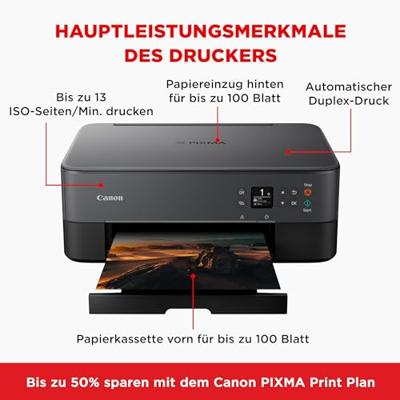 Canon PIXMA TS5350i All-in-one inkjet printer Zwart - thumbnail