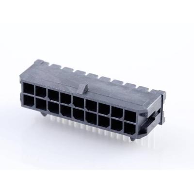 Molex 430451802 Male header, inbouw (standaard) Totaal aantal polen: 18 Rastermaat: 3.00 mm Inhoud: 1 stuk(s) Tray Molex 430451802 Male header, inbouw (standaard) Totaal aantal polen: 18 Rastermaat: 3.00 mm Inhoud: 1 stuk(s) Tray
