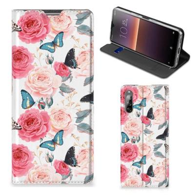 Sony Xperia L4 Smart Cover Butterfly Roses Sony Xperia L4 Smart Cover Butterfly Roses