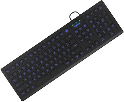keyboard Keysonic KSK-8031INEL-B (DE) Industrietastatur zwart keyboard Keysonic KSK-8031INEL-B (DE) Industrietastatur zwart