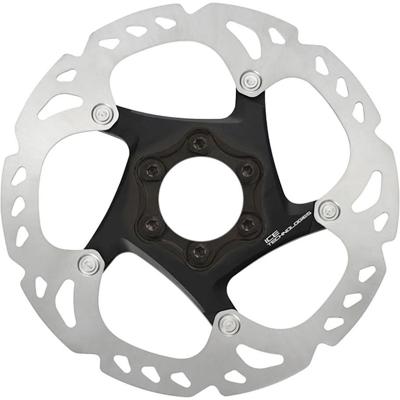 Shimano remschijf deore xt 160mm 6-gaats zilver/zwart