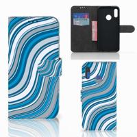 Honor 10 Lite | Telefoon Hoesje | Waves Blue - thumbnail