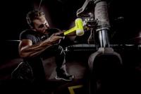 Halder Kunststofhamer | lengte 325 mm kop d. 60 mm | stalen buis | hard splintervrij nylon wit | 1 stuk - 3377.160 3377.160 - thumbnail