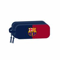 Pennenetui met 2 vakken F.C. Barcelona Blauw Kastanjebruin 21 x 8 x 6 cm 3D - thumbnail
