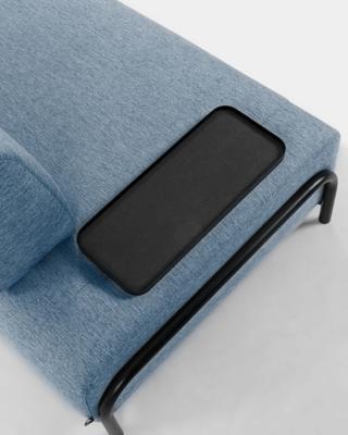 Kave Home 3-zits Bank 'Compo' Met Blad, kleur Blauw