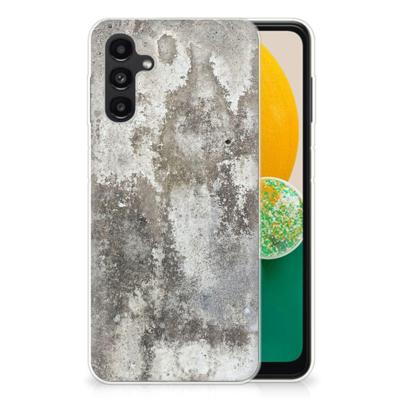 Samsung Galaxy A13 | A04s | TPU | Siliconen hoesje | Beton Print Samsung Galaxy A13 | A04s | TPU | Siliconen hoesje | Beton Print