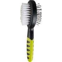 Dubbele Knaagdierborstel met Handvat 14.5 x 4.5 x 4.5 cm Flamingo Geel - thumbnail