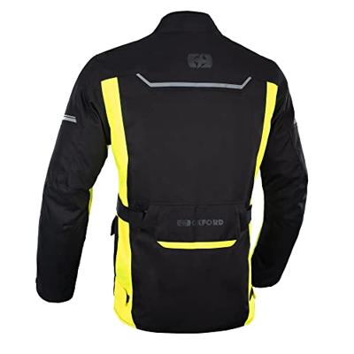 OXFORD "metro 2.0" jas jacket metro 2.0 black/neon yellow gr. l - thumbnail