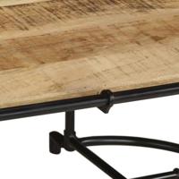 Salontafel 110x55x40 cm massief ruw mangohout - thumbnail