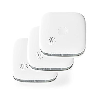 Nedis WIFIDS20WT3 Smartlife Rookmelder Wi-fi Batterij Gevoed Levenscyclus Sensor: 10 Jaar En 14604 Max. Batterijduur: 24 Maanden Android / Ios 85 Db Wit 3 Stuks