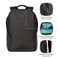Wenger MX Light laptop-rugzak incl. tabletvak 16 grijs - thumbnail