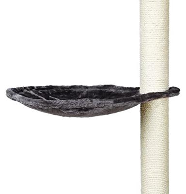 Trixie 43542 Ligkom Voor Krabpaal, Metalen Frame, Ø 40 cm, Platinagrijs/Beige