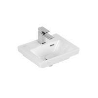 Villeroy & Boch Subway 3.0 fontein 37x305cm - 1 kraangat met overloop wit 43703701 - thumbnail