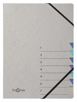 Sorteermap Pagna Easy A4 7 tabs lichtblauw / donkerblauw - thumbnail