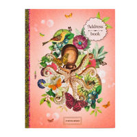 Pimpelmees Adresboek Peach A5 - thumbnail