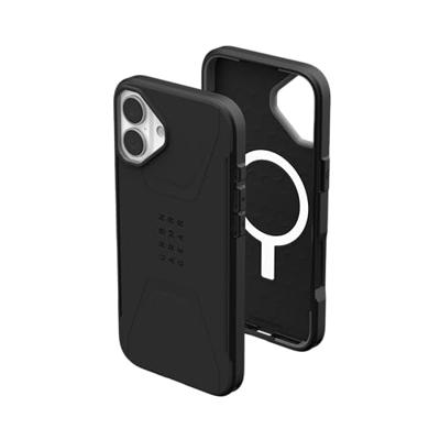 UAG Civilian MagSafe Case Cover Apple iPhone 16 Plus Zwart Stootbestendig