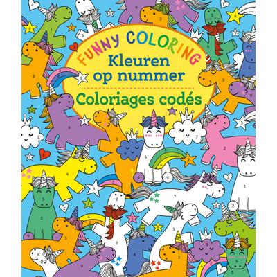 Funny Coloring - Kleuren op nummer / Funny Coloring - Coloriages codÃ©s - Paperback (9789044759716)