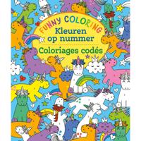 Funny Coloring - Kleuren op nummer / Funny Coloring - Coloriages codÃ©s - Paperback (9789044759716) - thumbnail