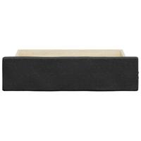 Bedlades 2 st bewerkt hout en kunstleer zwart - thumbnail