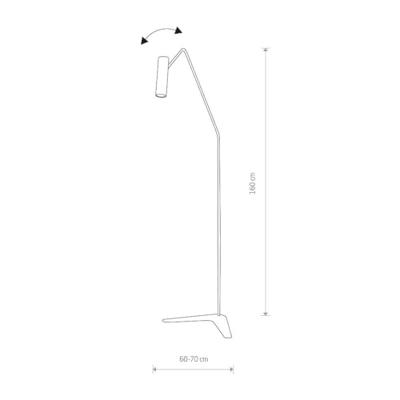 Lyora Flexibele leeslampEye Super zwart - 6506