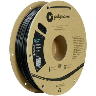 Polymaker PD02006 TPU90 Filament TPU Flexibel 2.85 mm 750 g Zwart PolyFlex™ 1 stuk(s)