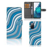 Samsung Galaxy S20 FE | Telefoon Hoesje | Waves Blue - thumbnail