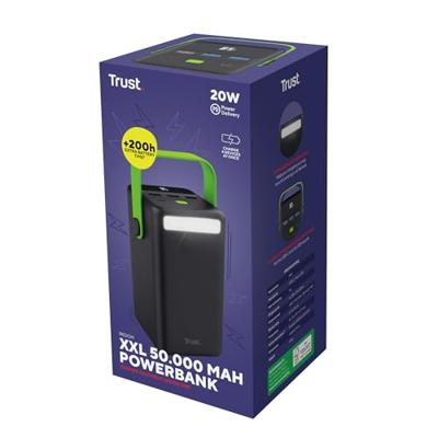 Powerbank Trust Redoh XXL Zwart (1 Stuks)